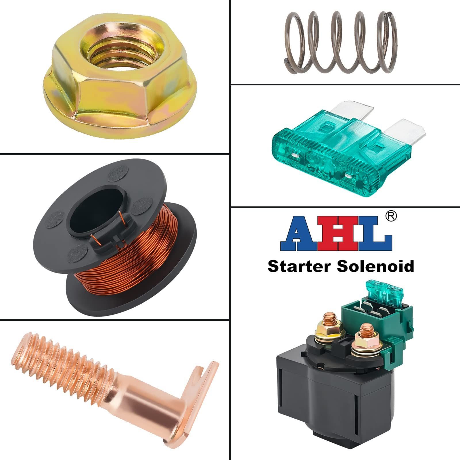 AHL バイク オートバイ用 スターター リレー ソレノイド ZX1100 Ninja