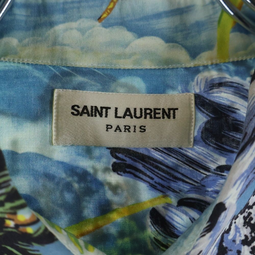 SAINT LAURENT PARIS (サンローランパリ) ※加工品 16SS レーヨンアロハ