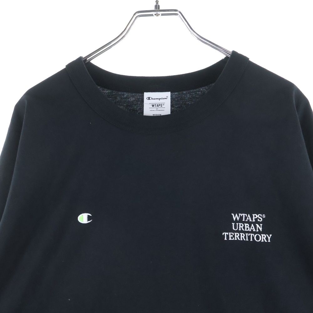 WTAPS (ダブルタップス) ×CHAMPION チャンピオン フロント刺繍 クルー