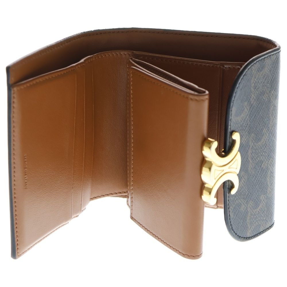 CELINE (セリーヌ) スモール トリオンフ コンパクトウォレット コイン