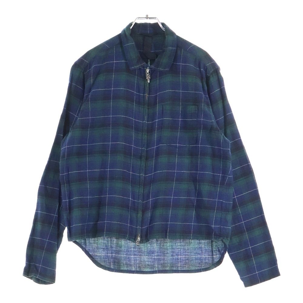 CHROME HEARTS (クロムハーツ) Y NOT HEYWOOD Zip Up Check Shirt