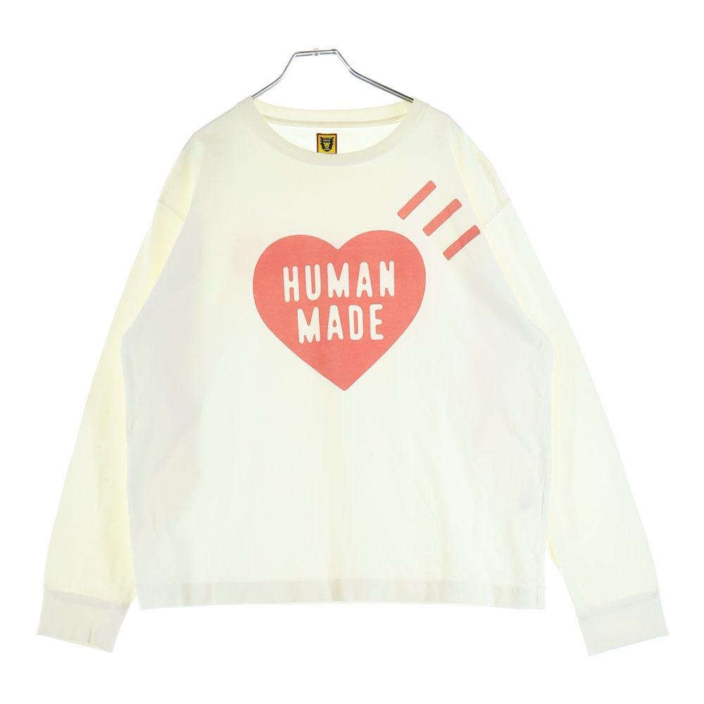 HUMAN MADE (ヒューマンメイド) DAILY L/S T-SHIRT ハートロゴプリント
