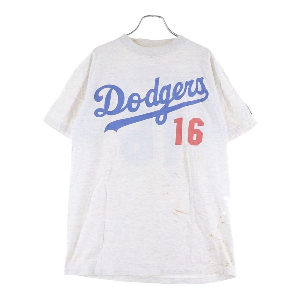 タグ付 90s USA製STARTER野茂TシャツL NO BRAND (ノーブランド) 90s VINTAGE STARTER 野茂英雄 ドジャーズ 16