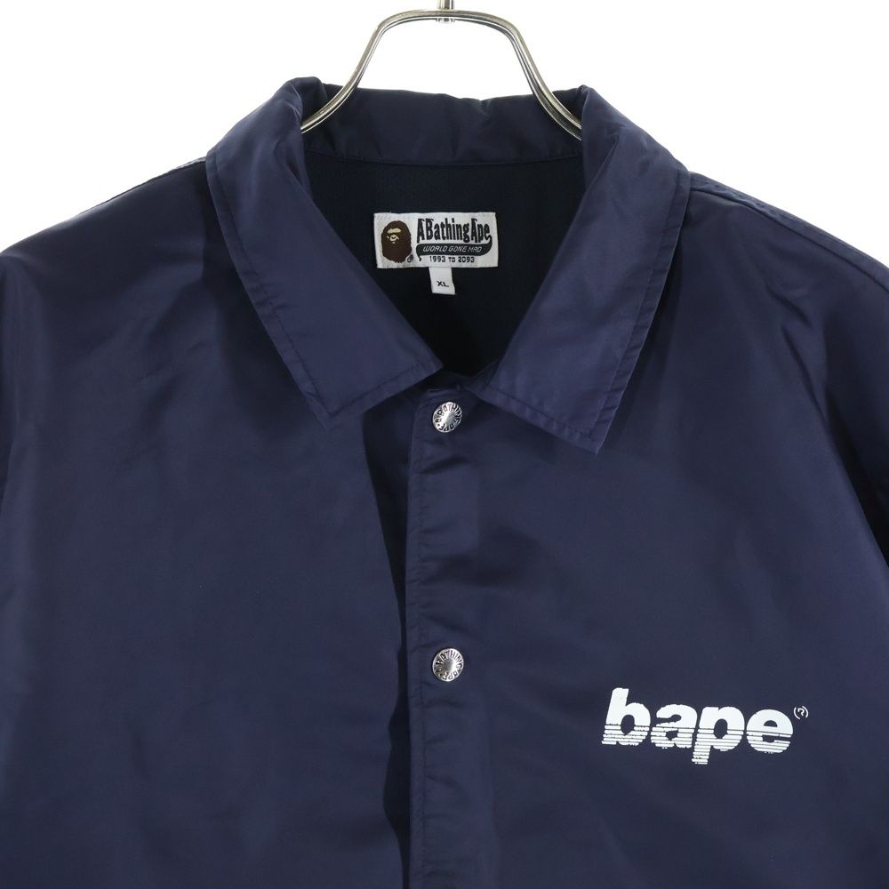 A BATHING APE (アベイシングエイプ) BAPE ロゴプリント コーチ