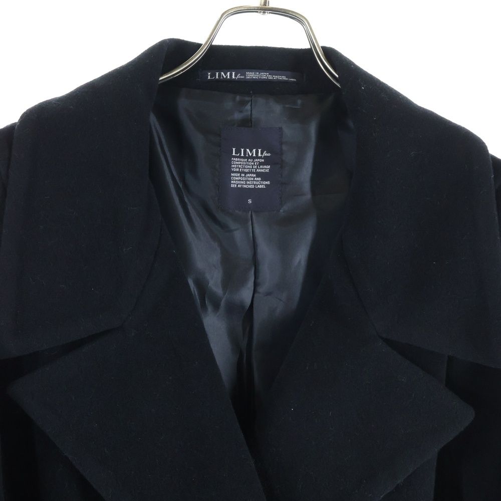 LIMI feu (リミフゥ) ウール ロング コート レディース ブラック LU