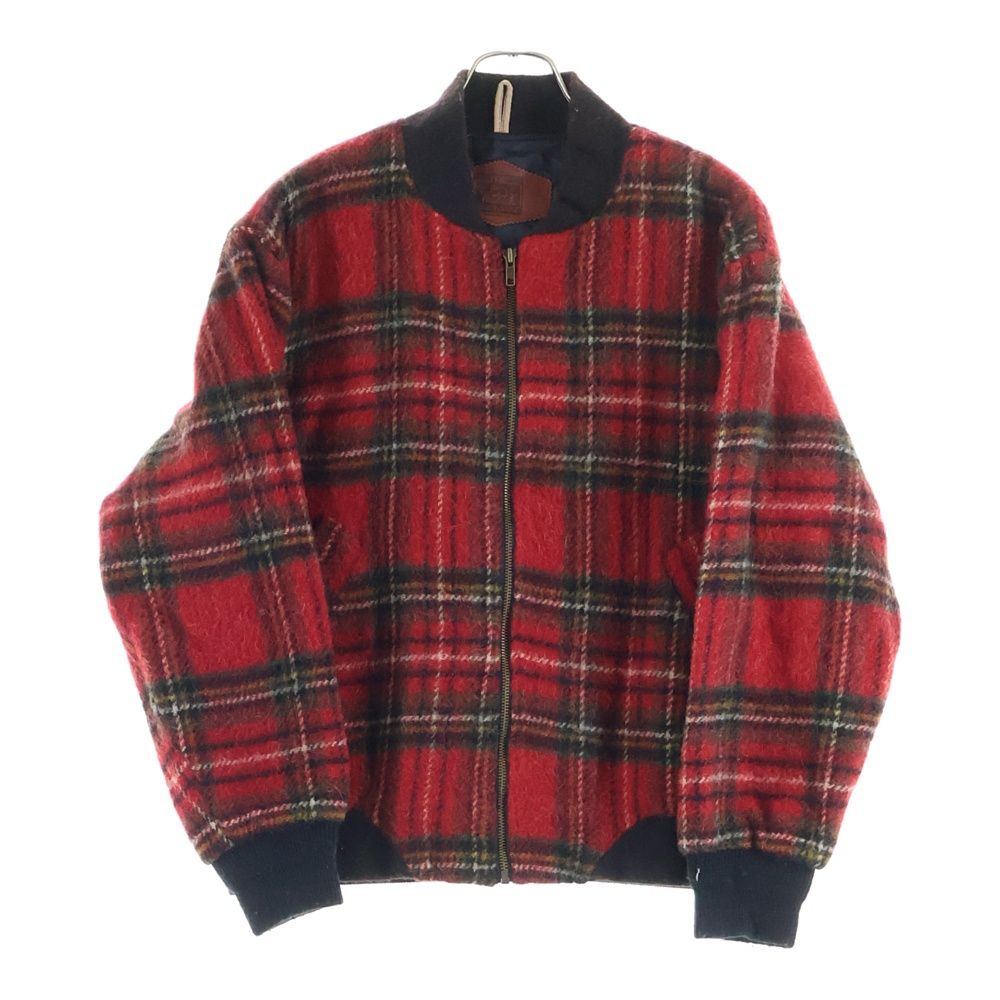 WOOLRICH (ウールリッチ) 90S モヘアウール ジップアップブルゾン レッド