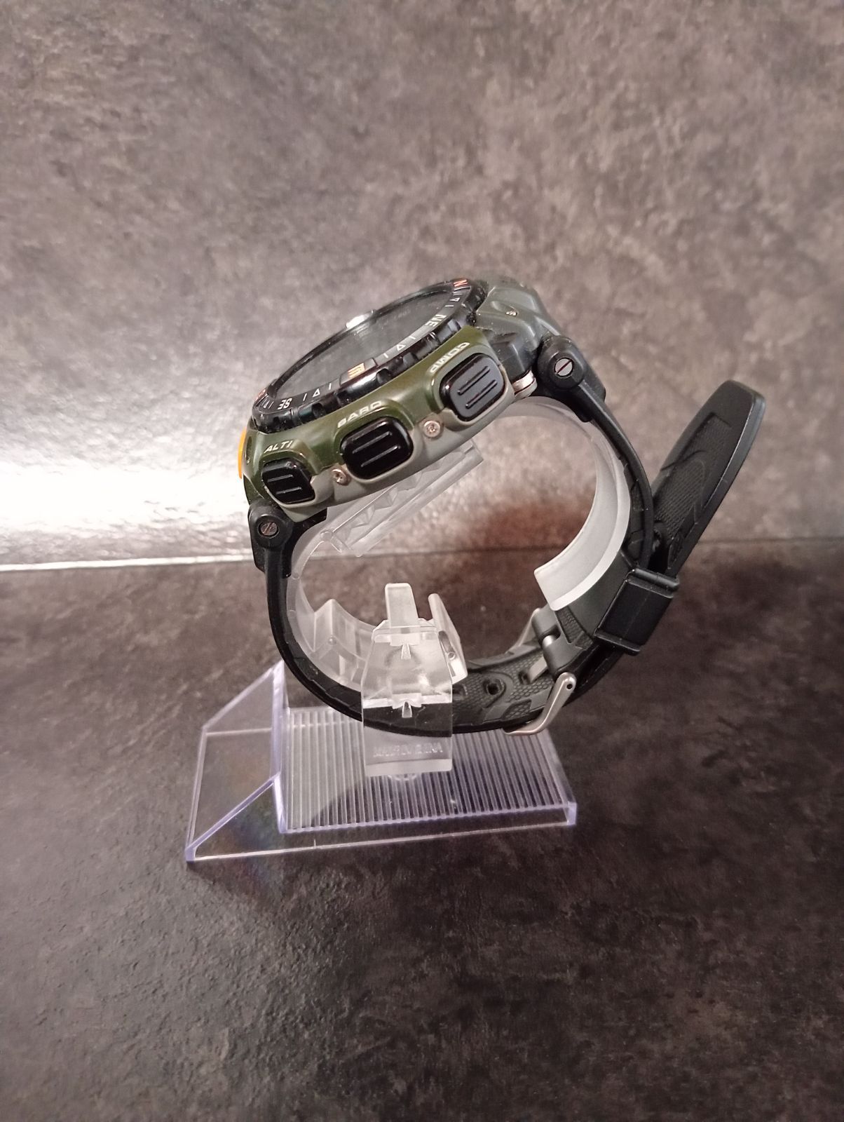 【美品】プロトレック PRG-40 アーミーグリーン CASIO(カシオ)希少 プロトレック PRO TREK PRG-40 稼働品 トリプル