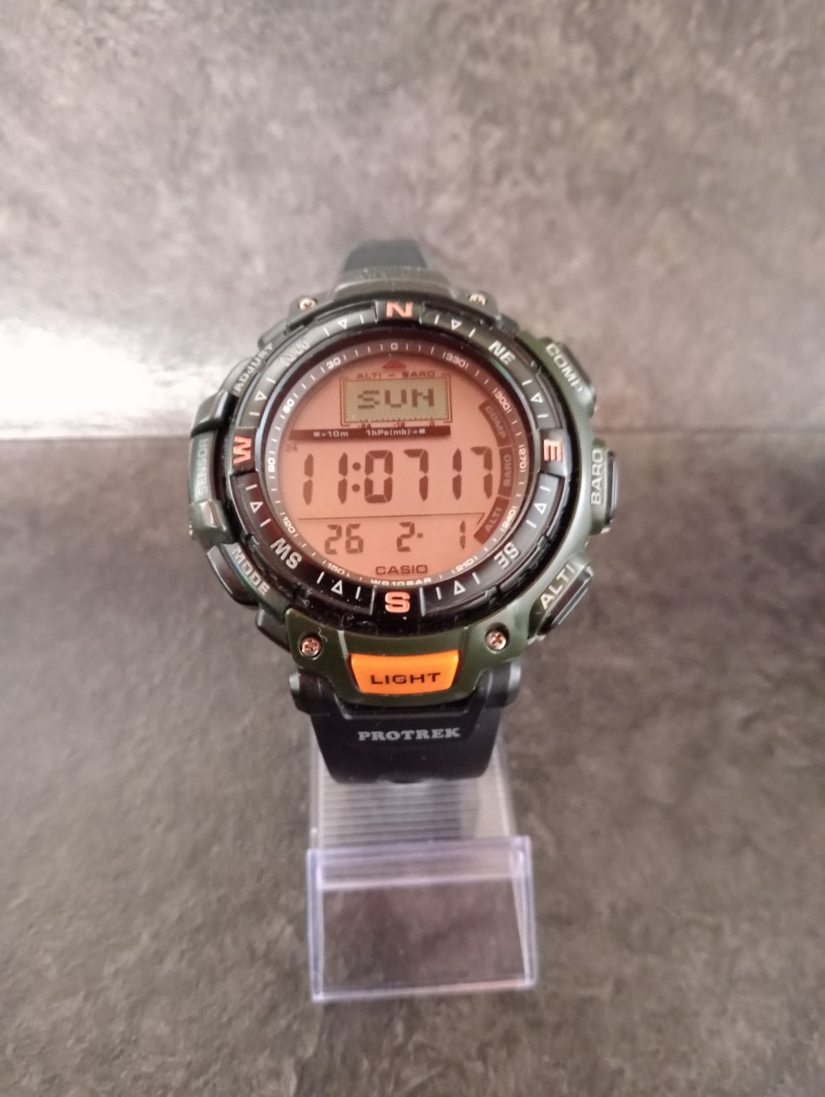 CASIO(カシオ)希少 プロトレック PRO TREK PRG-40 稼働品 トリプル
