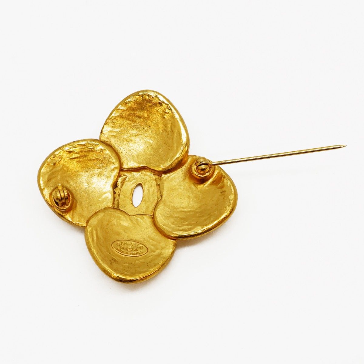 6jab0445-k】シャネル ブローチ ヴィンテージ ココマーク フラワー