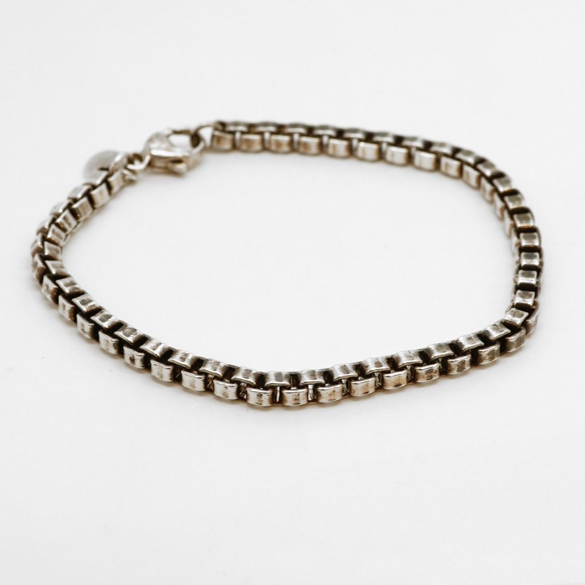 6jab0446-k】ティファニー ブレスレット ベネチアン シルバー925【中古