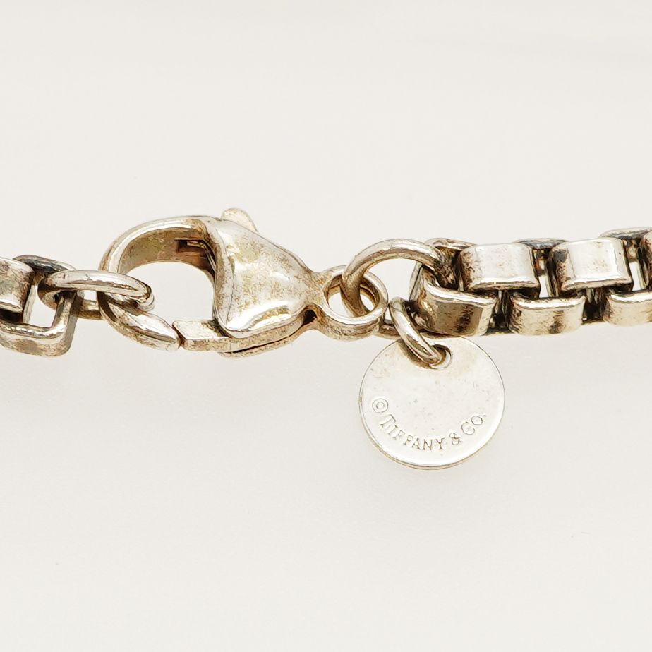 6jab0446-k】ティファニー ブレスレット ベネチアン シルバー925【中古