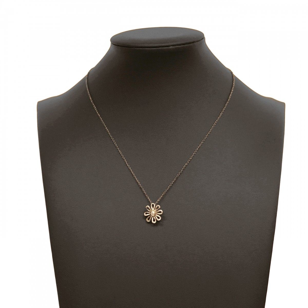 6jab0448-k】ティファニー ネックレス デイジー シルバー925【中古