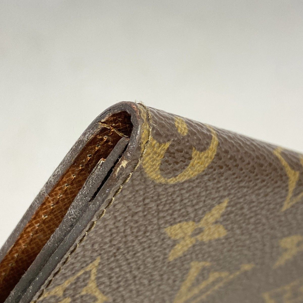 6ae5791-k】ルイヴィトン 長札入れ モノグラム ポルト円3カルト