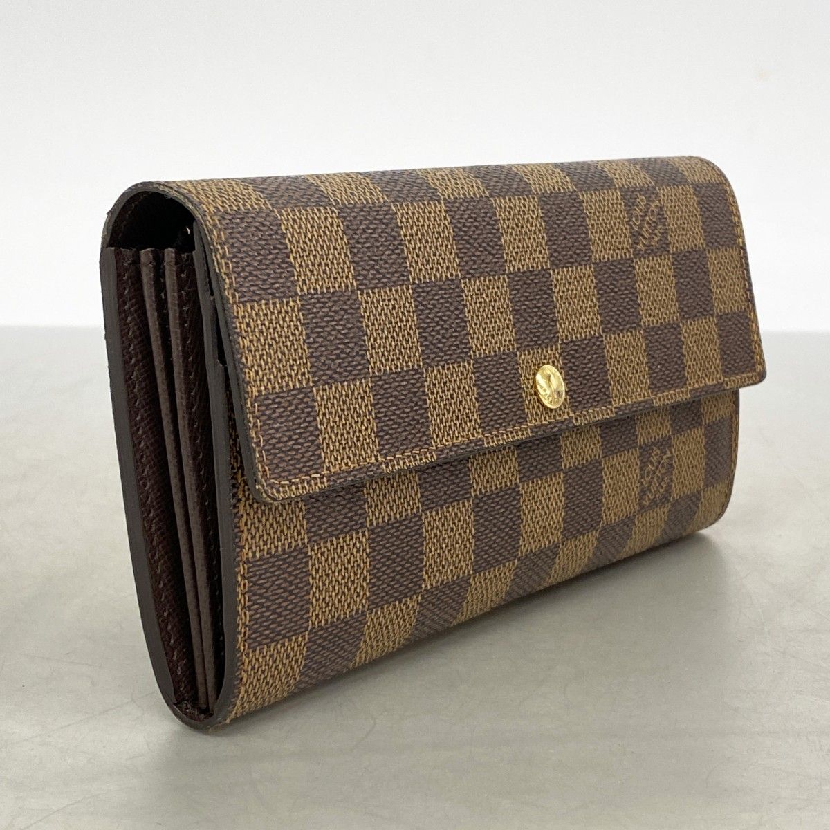 6ae5858-k】ルイヴィトン 長財布 ダミエ ポルトフォイユサラ N61734