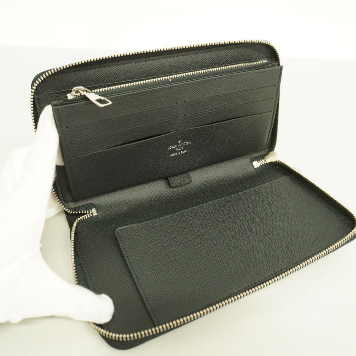 6ae5976】ルイヴィトン 長財布 ダミエ・グラフィット ジッピー