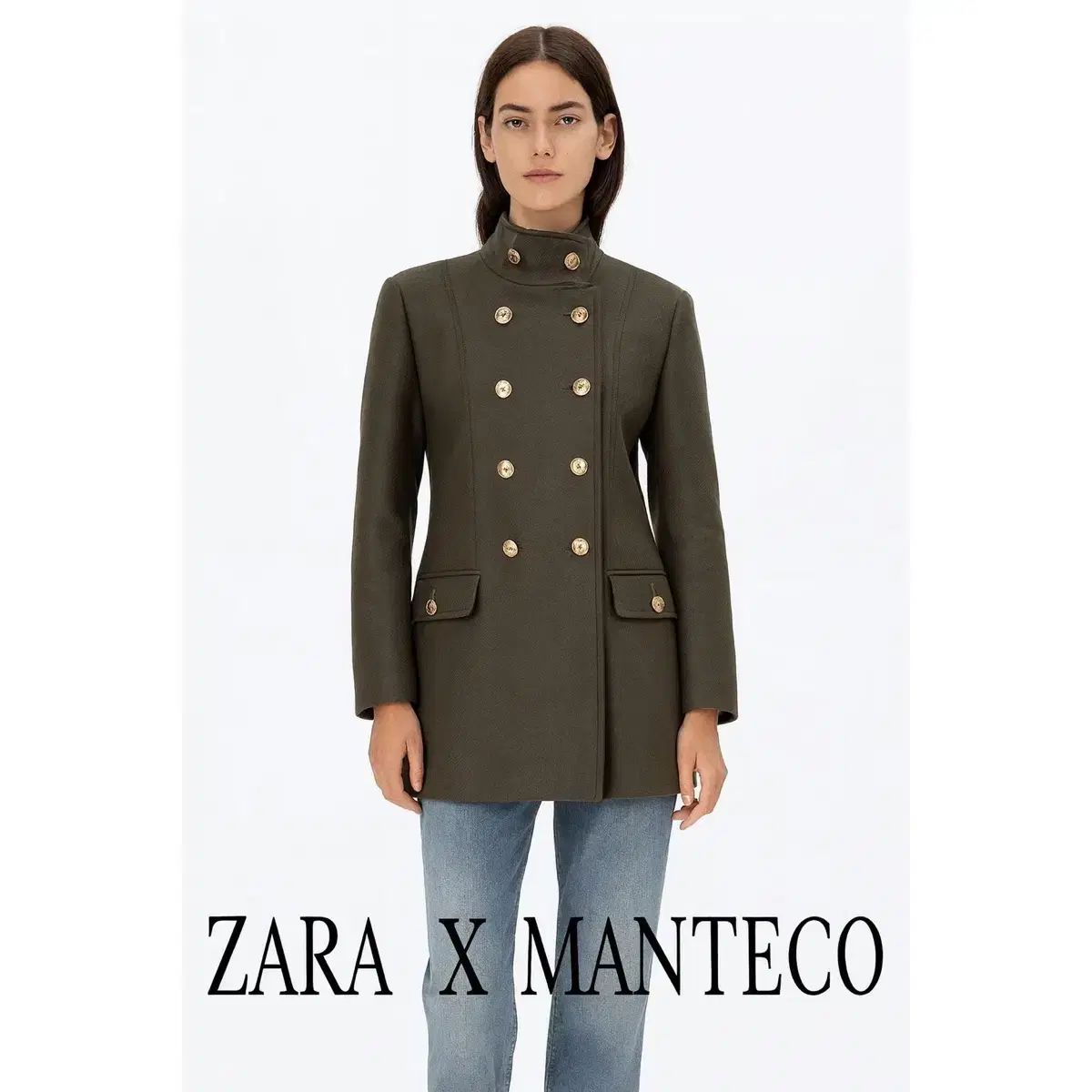 ZARA X Manteco イタリア コレクション ダッフルコート - メルカリ