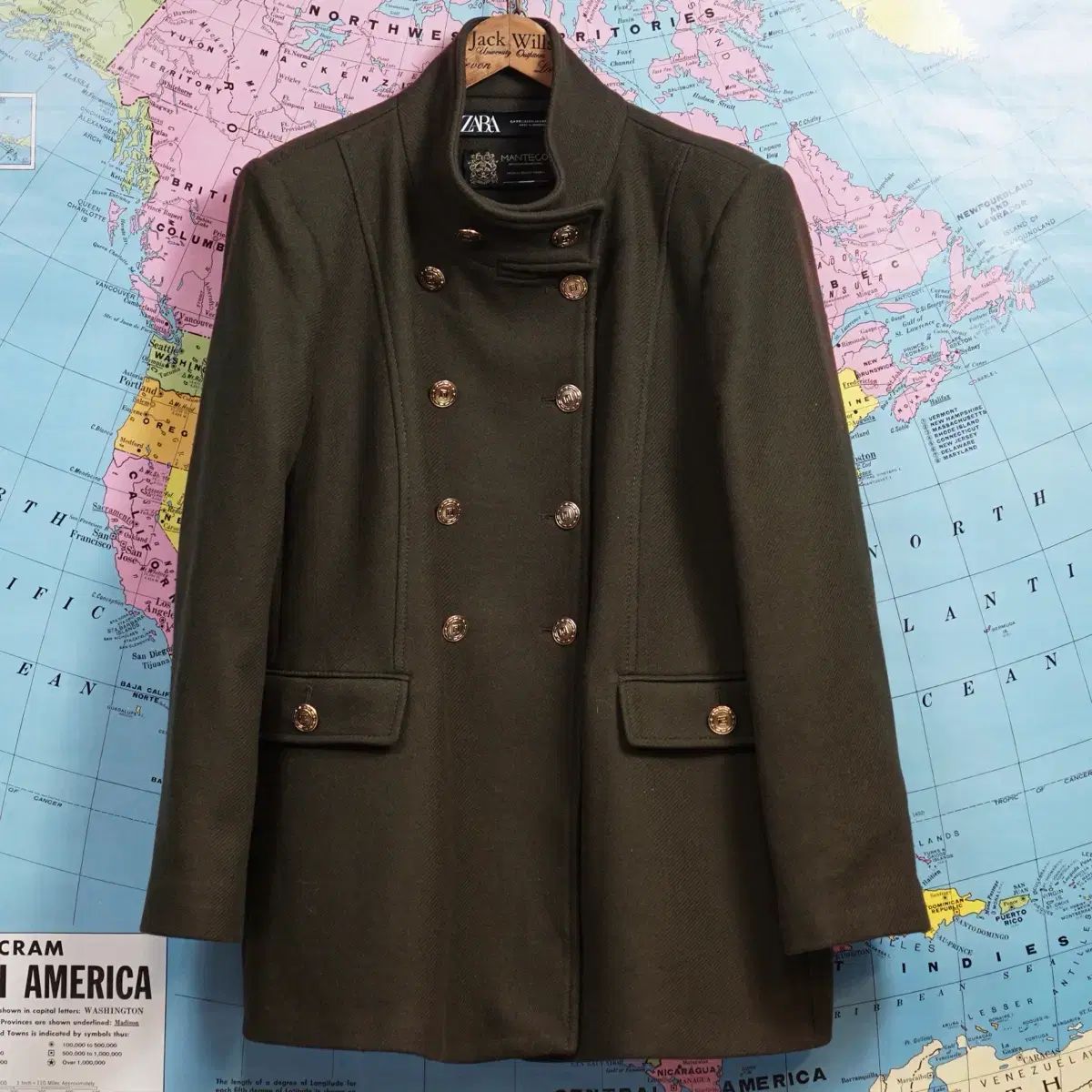 ZARA X Manteco イタリア コレクション ダッフルコート - メルカリ
