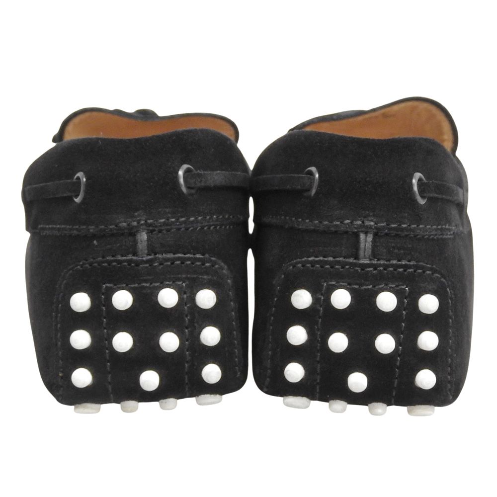 TOD'S トッズ ドライビングシューズ メンズ スエード ブラック 7 1/2 7