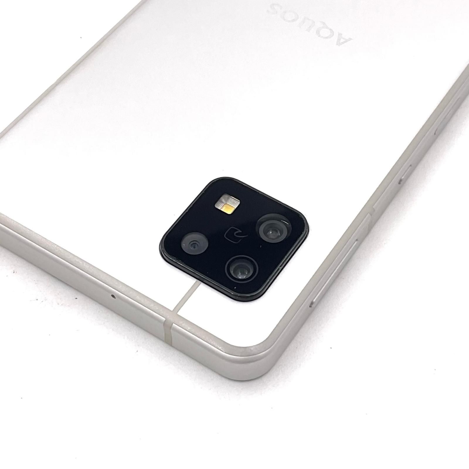 最速発送】SHARP AQUOS sense6 64GB シルバー 楽天モバイル SH-RM19 白