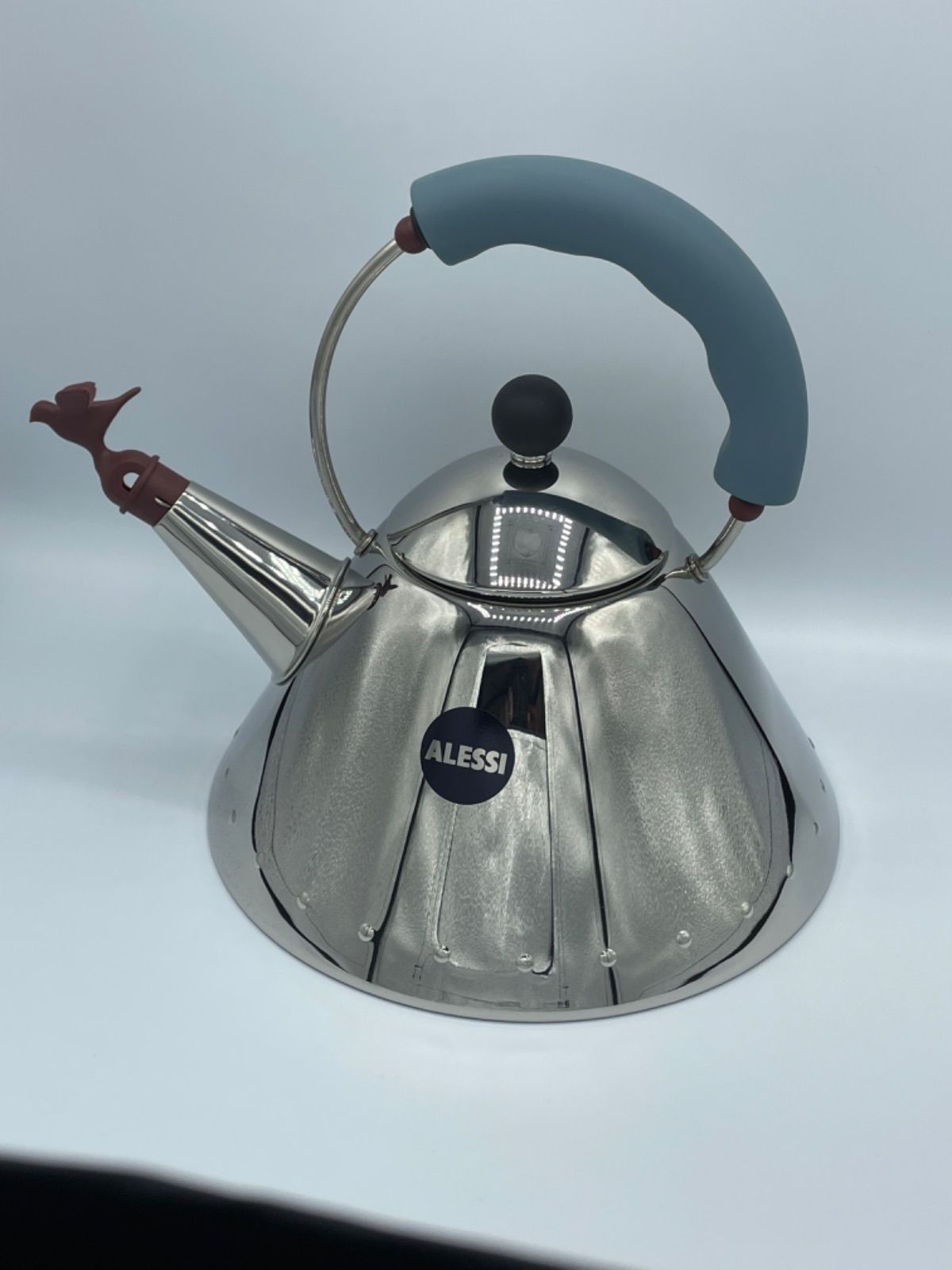 新品未使用 ALESSI ホイッスルケトル バードケトル ブルー 2L 廃盤