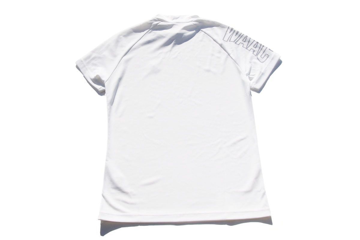 新品｜未使用｜ワック｜WAAC｜バックハニカム 半袖モックネック