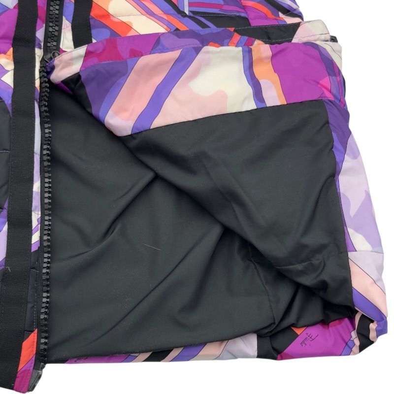 エミリオ・プッチ EMILIO PUCCI フォックスファー総柄ダウンコート