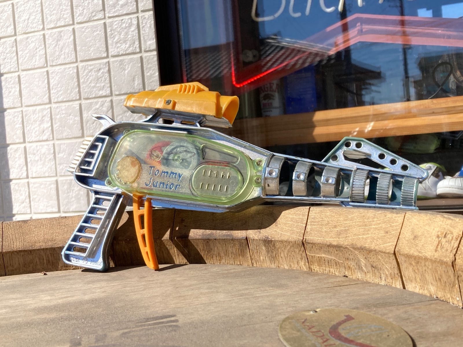 MP080) 三浦トーイ Tommy Junior レーザー銃 光線銃 昭和レトロ 昭和