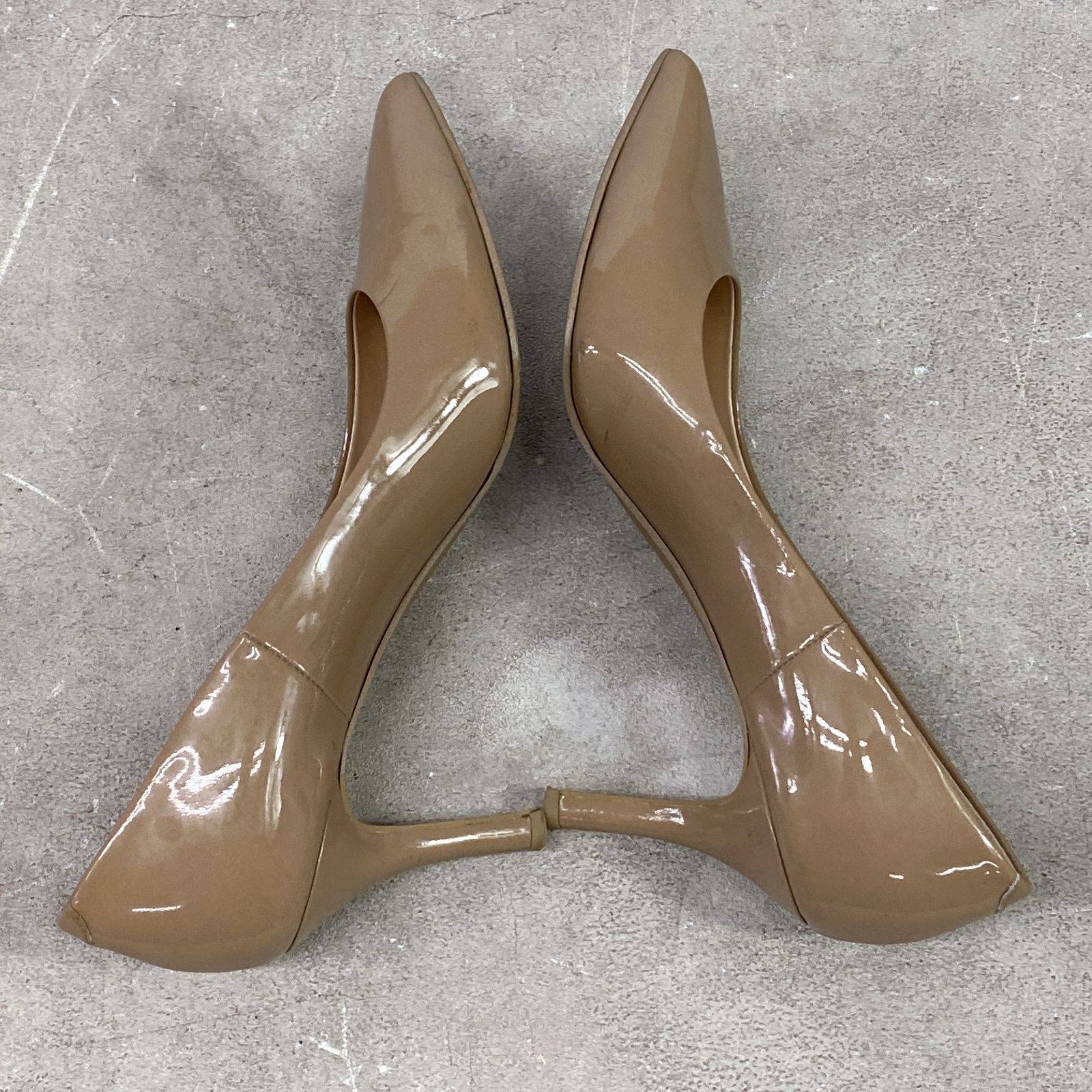 DIANA ダイアナ ポインテッドトゥ パンプス ヒール 24㎝ ベージュ系