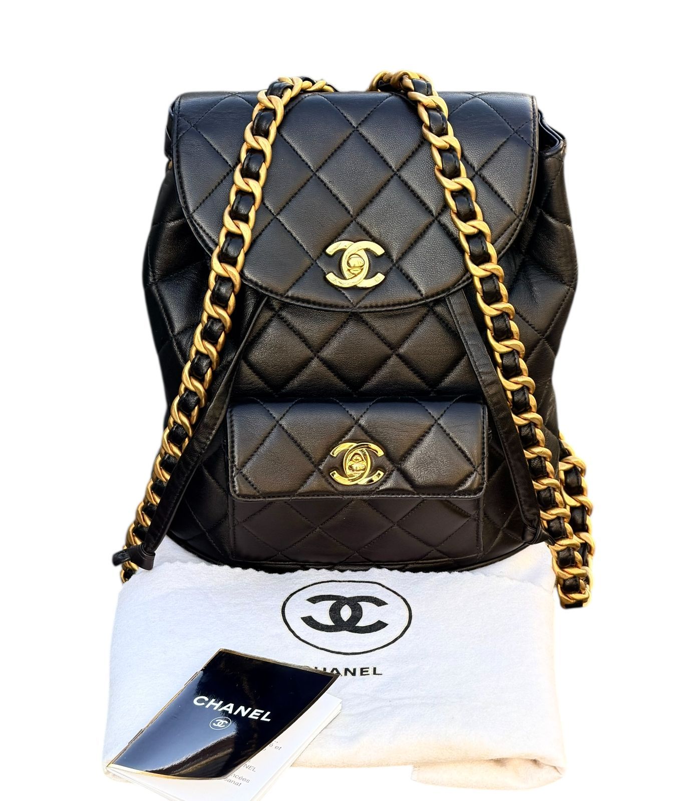 超美品◇本物シャネルCHANELヴィンテージVintageマトラッセDUMAターン 