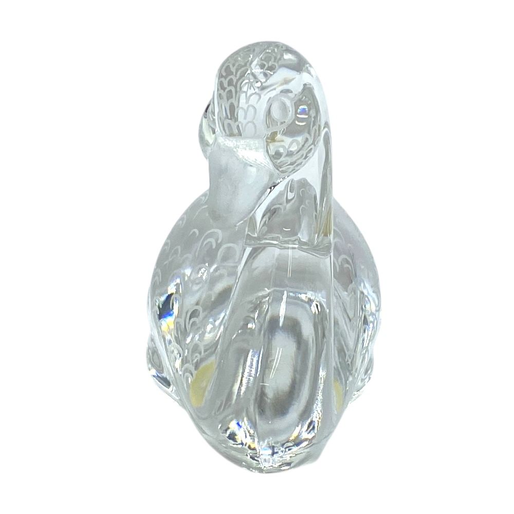 マイセン クリスタル スワン 白鳥 オブジェ ペーパーウェイト フィギュ