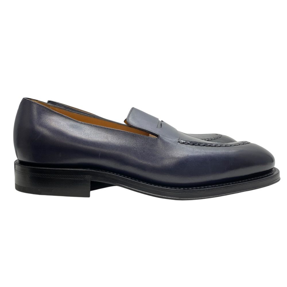 ルイ ヴィトン コイン ローファー ビジネスシューズ レザー ネイビー