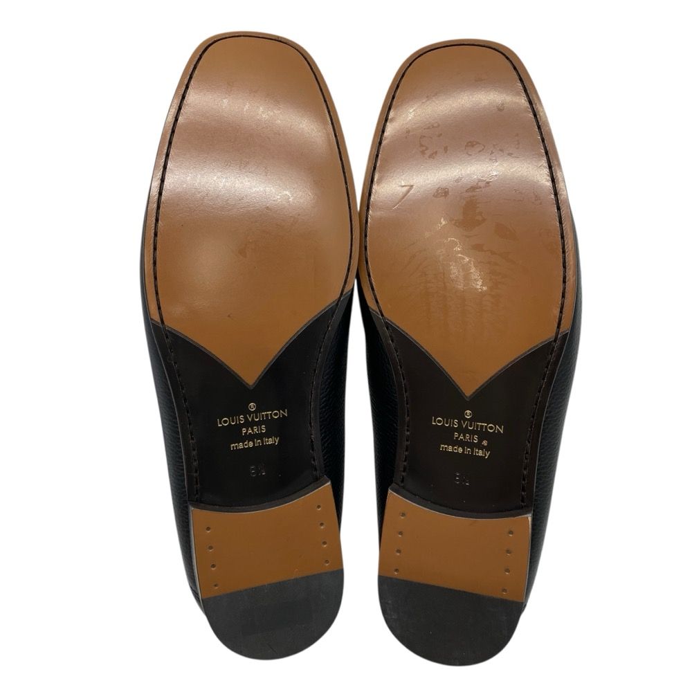 ルイ ヴィトン モンテカルロ ローファー モカシン レザー ブラック