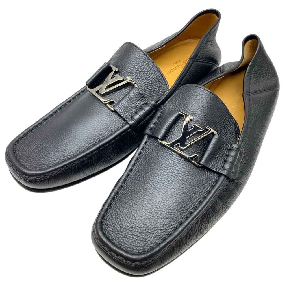ルイ ヴィトン モンテカルロ ローファー モカシン レザー ブラック