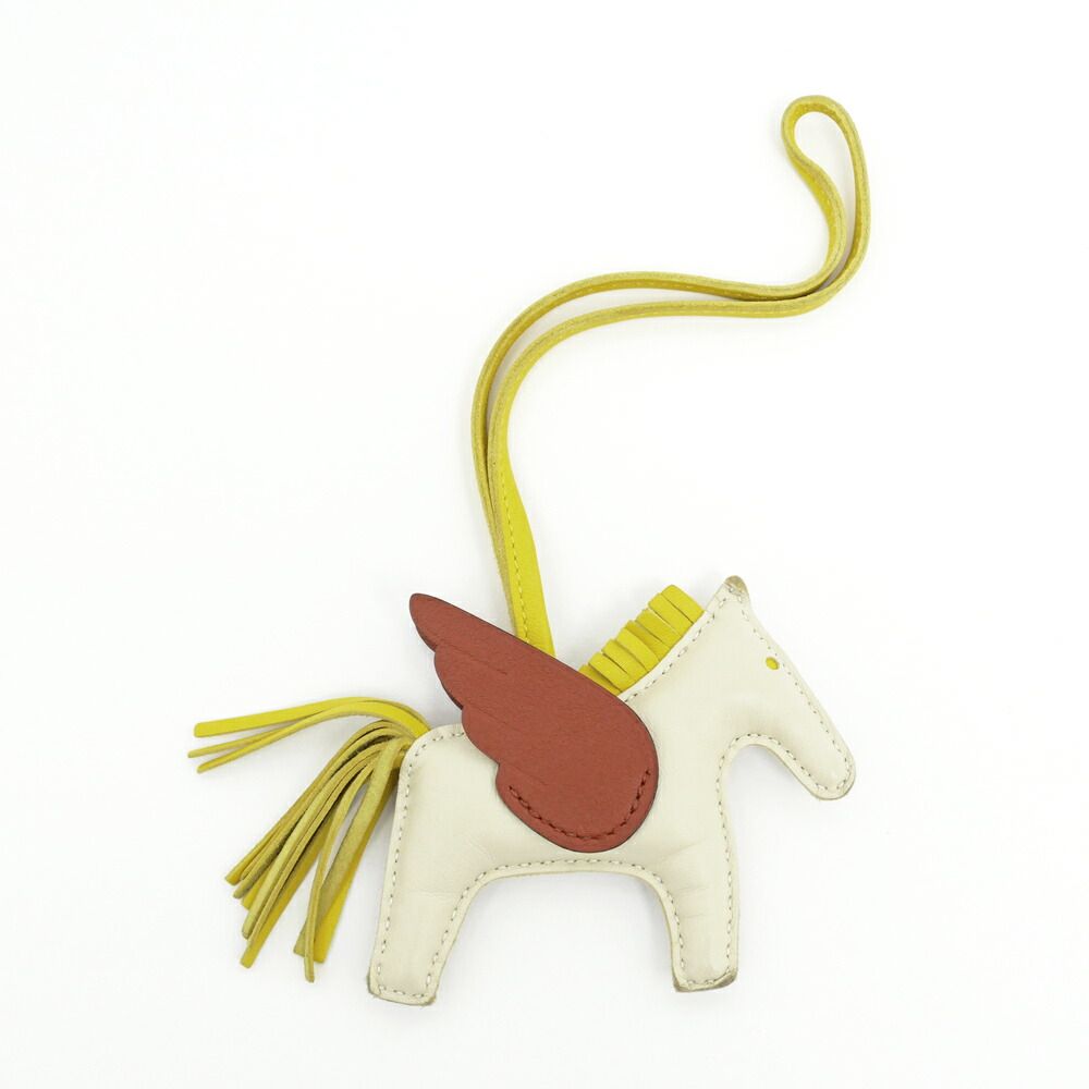 名東】エルメス ペガサスPM クレ キュイーブル ジョーヌナブル