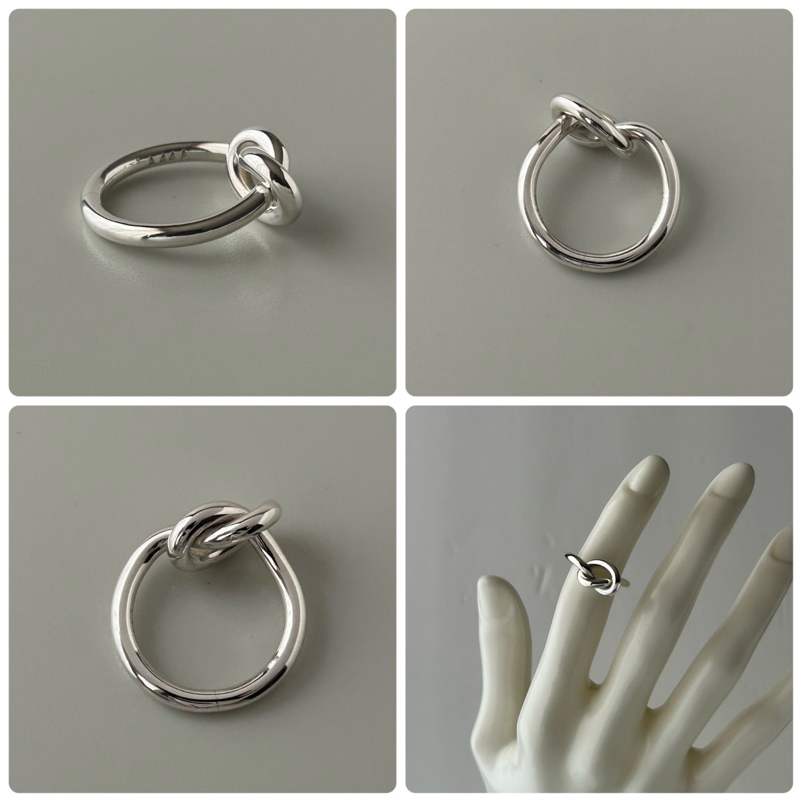 ジョージジェンセン リング 指輪 A44A ノット 925 約7号 Georg Jensen