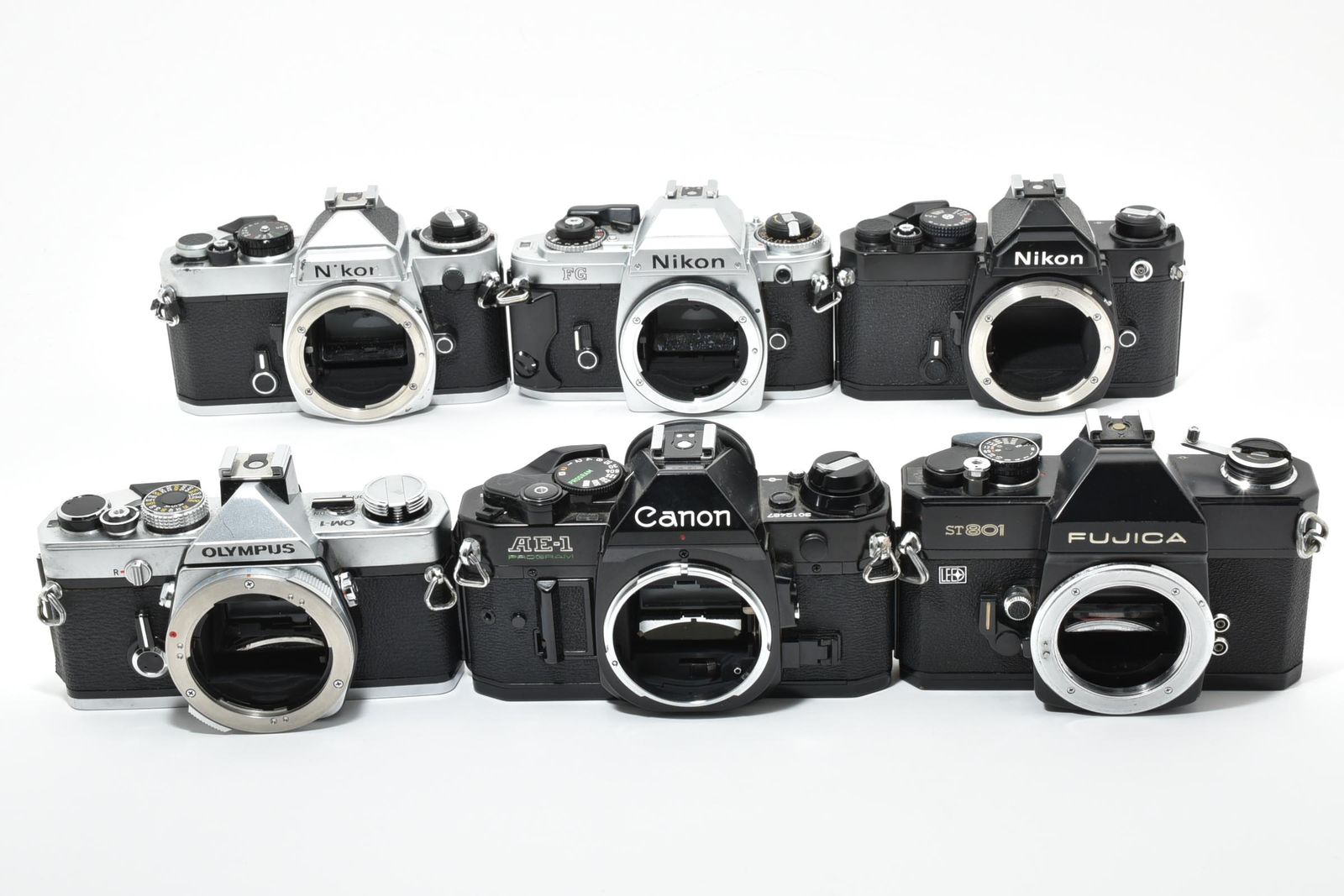 フィルム一眼レフ マニュアルフォーカス 6個まとめ 動作未確認 Nikon