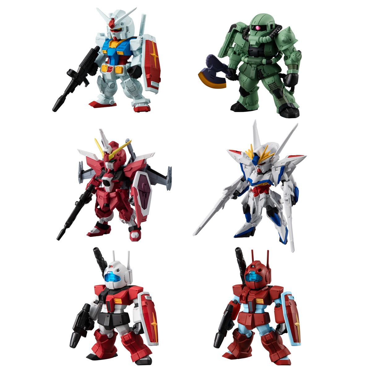 中古未開封品】ガンダム コンバージ #26 6体まとめ売り FW GUNDAM