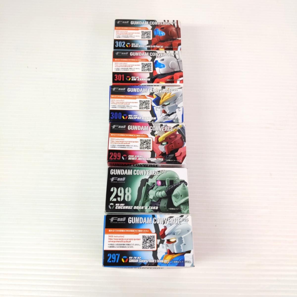 中古未開封品】ガンダム コンバージ #26 6体まとめ売り FW GUNDAM