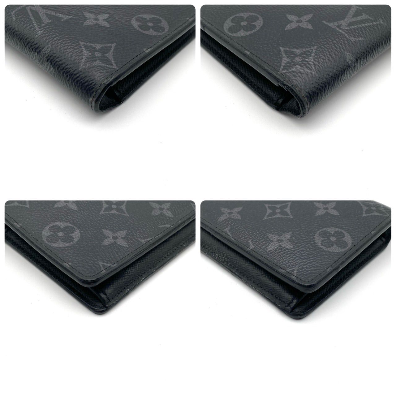 ルイヴィトン モノグラム エクリプス ポルトフォイユ ブラザ ブラック