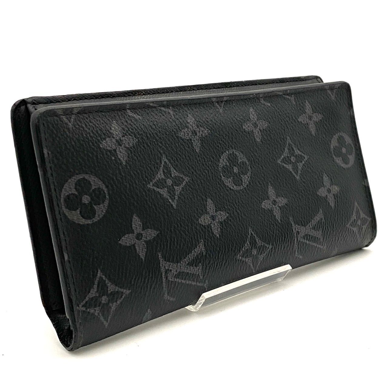 ルイヴィトン モノグラム エクリプス ポルトフォイユ ブラザ ブラック