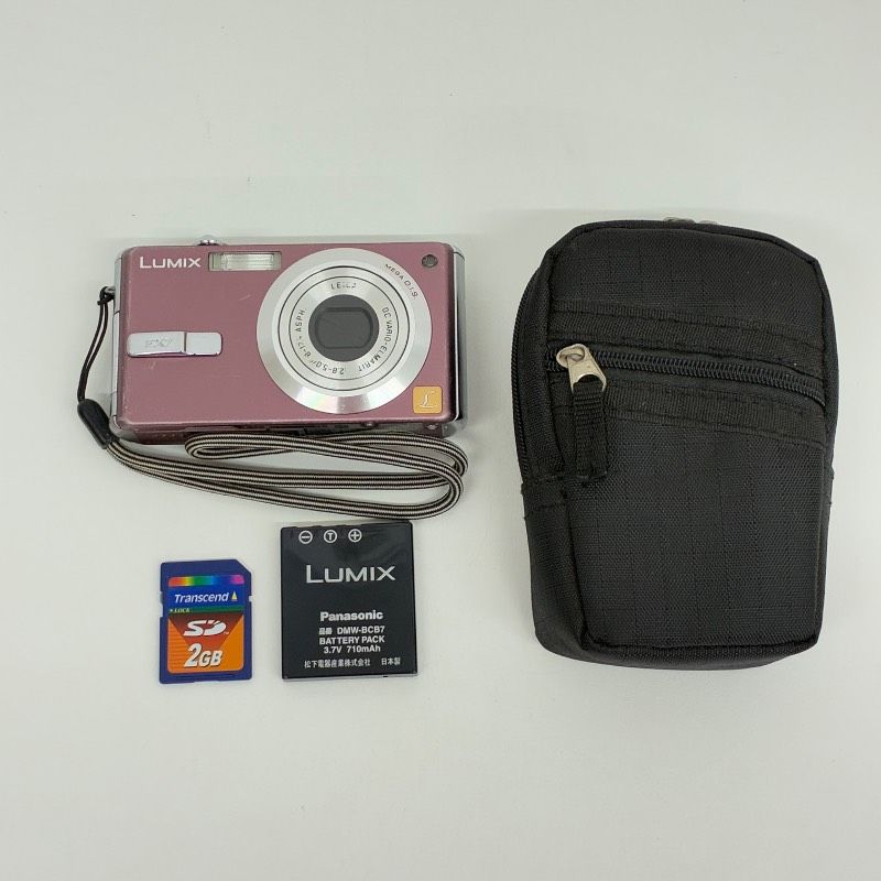 動作品】 Panasonic LUMIX DMC-FX7 Pink パナソニック ルミックス