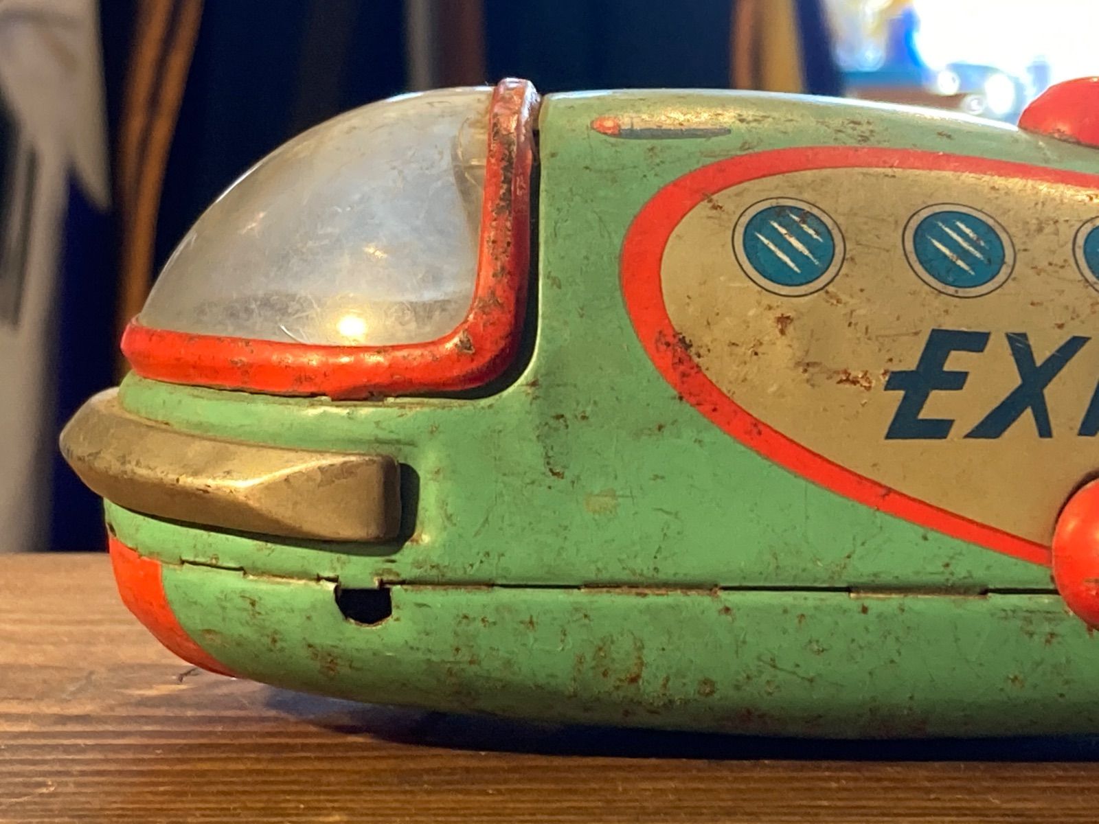 MP081) 増田屋 宇宙船 EXPLORER 前輪欠品 増田屋斉藤貿易 昭和レトロ