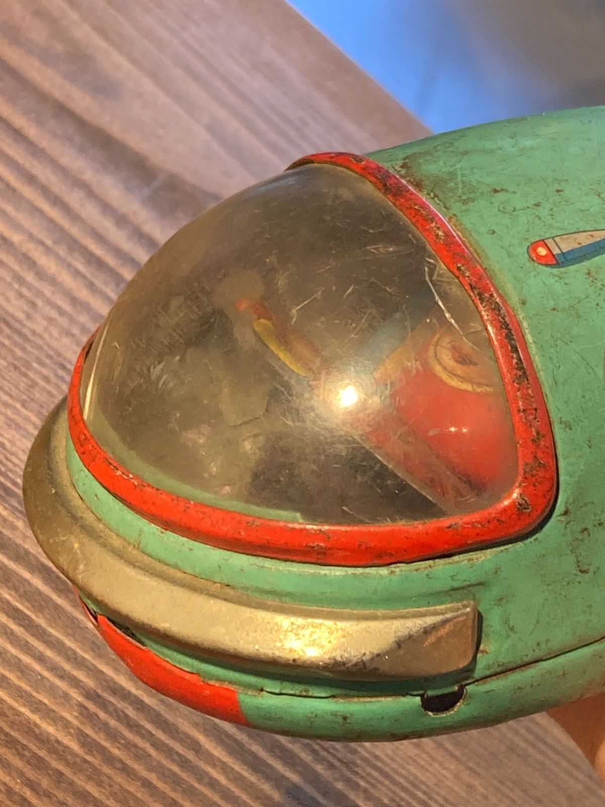 MP081) 増田屋 宇宙船 EXPLORER 前輪欠品 増田屋斉藤貿易 昭和レトロ