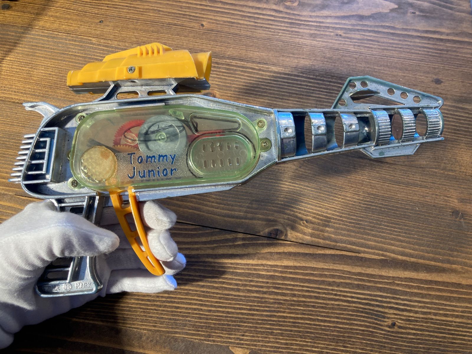 MP080) 三浦トーイ Tommy Junior レーザー銃 光線銃 昭和レトロ 昭和
