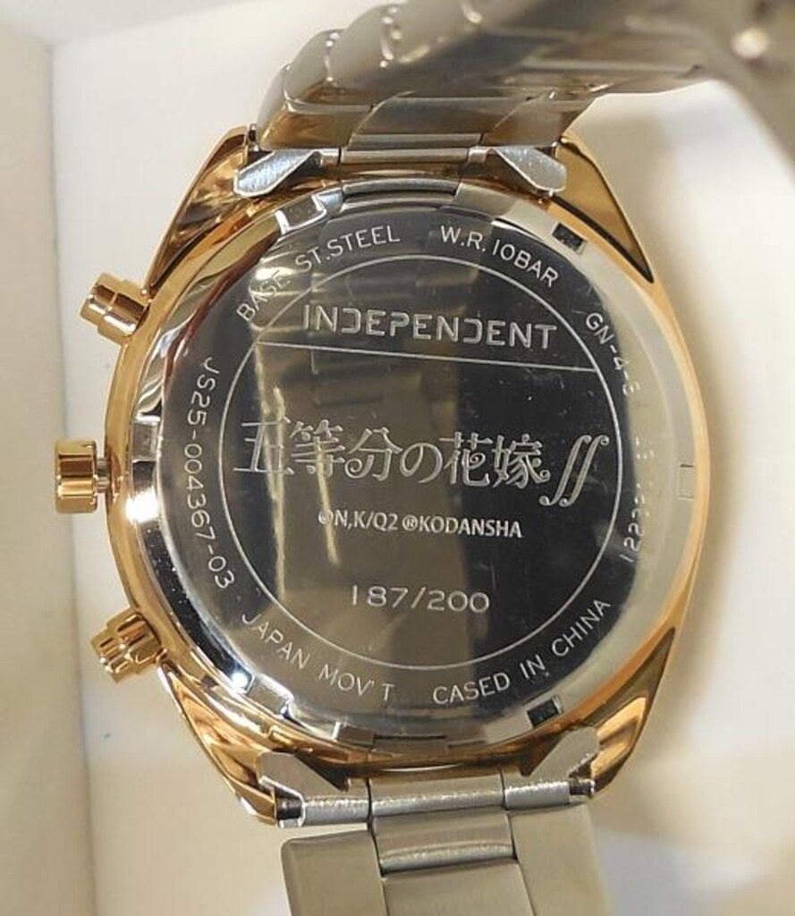 INDEPENDENT×五等分の花嫁∬/コラボウォッチ/一花モデル 中野一花/200