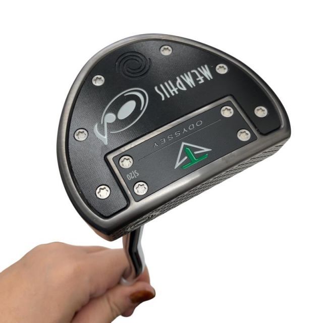  オデッセイ TOULON DESIGN MEMPHIS(2019)(ダブルベント) 34インチ パター PT スチール (フレックスその他) メンズ 男性用 右利き 右用 Bランク ゴルフクラブ