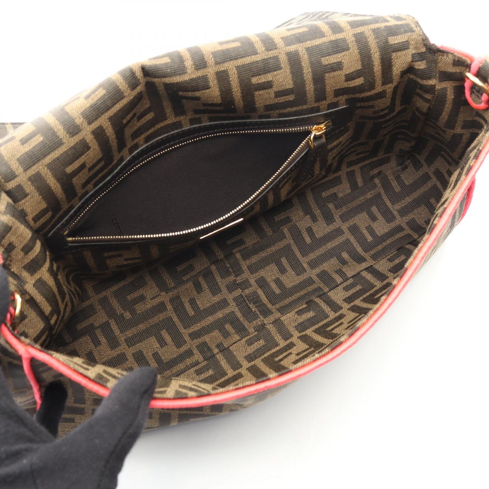 フェンディ FENDI ハンドバッグ マンマバケット ズッカ 8BR771