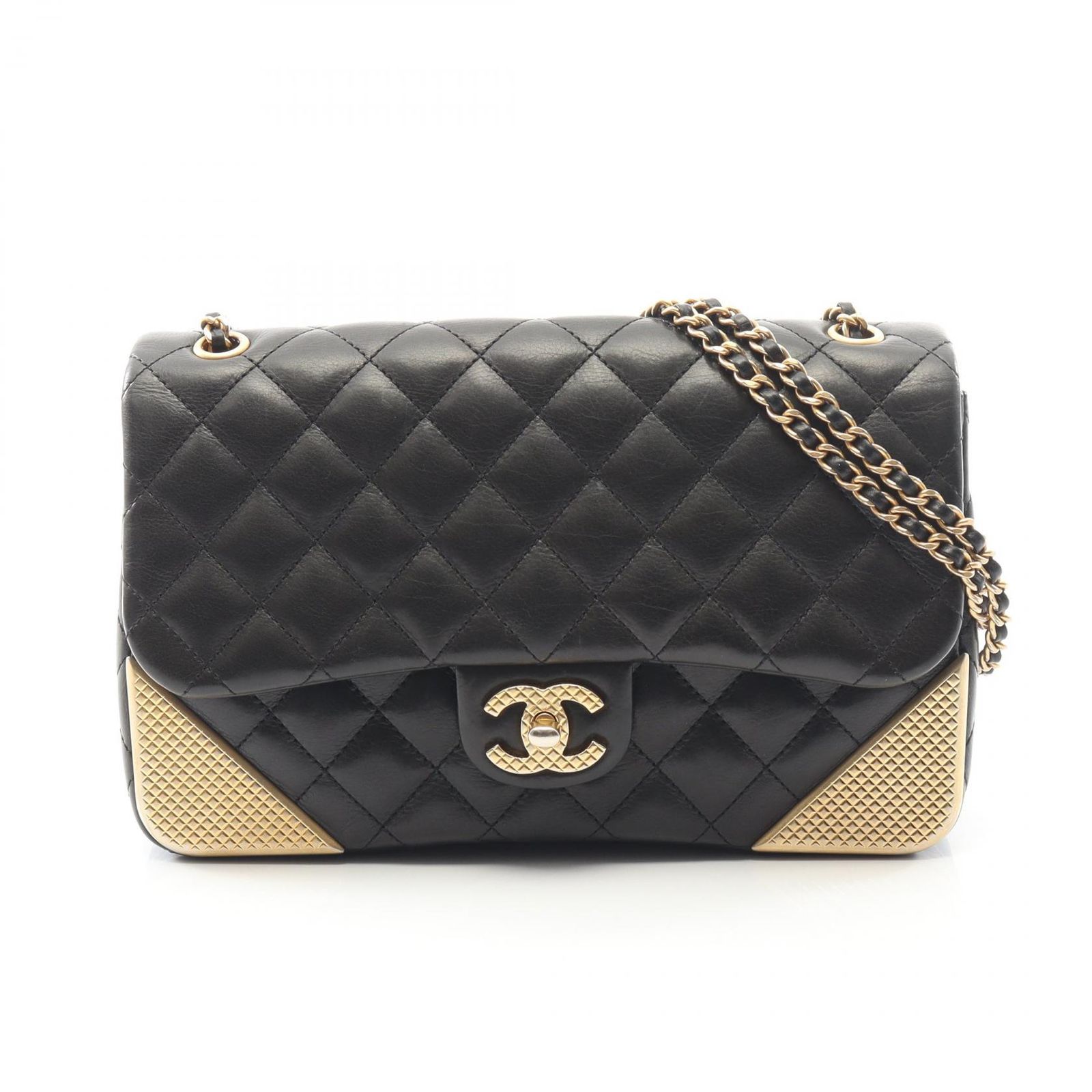 シャネル CHANEL ショルダーバッグ マトラッセ A944495 ブラック