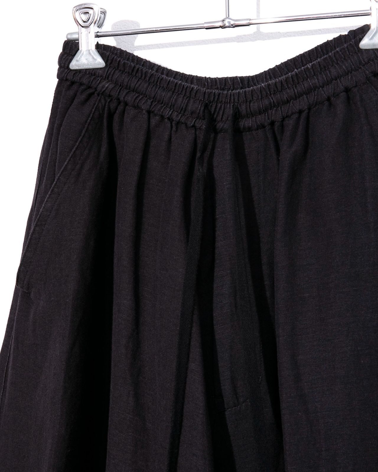 メンズ BISHOOL ビシュール レーヨンリネンワイドイージーパンツ