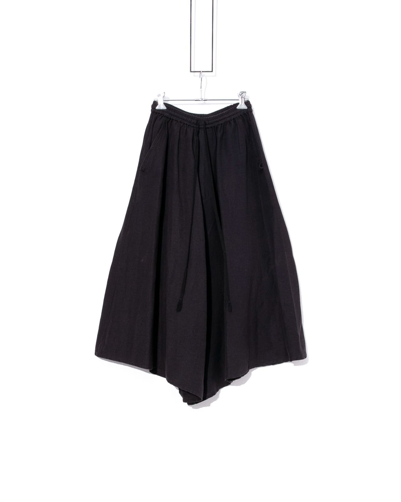 メンズ BISHOOL ビシュール レーヨンリネンワイドイージーパンツ